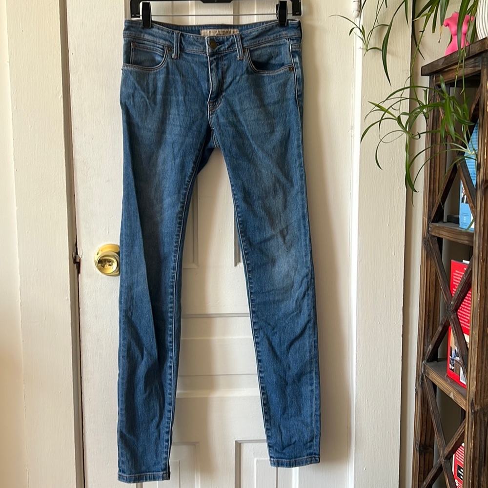 Burberry low rise skinny jeans